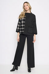 Plaid Stripe Top