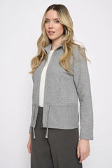 Drawstring Waist Jacket