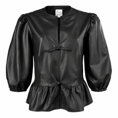 Finley Luna Vegan Leather Tie Top