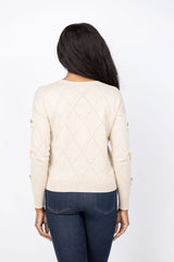 Floral Embroidered Sweater