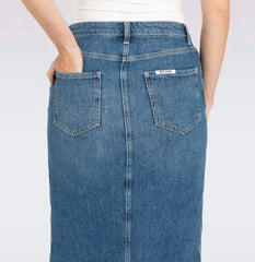 MAC Jeans - Midi Fringed Skirt