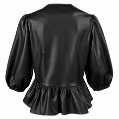 Finley Luna Vegan Leather Tie Top