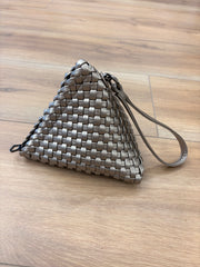 Jay Ley Silver Pyramid Bag