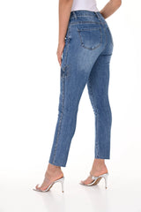 Frank Lyman Blue Denim Pants
