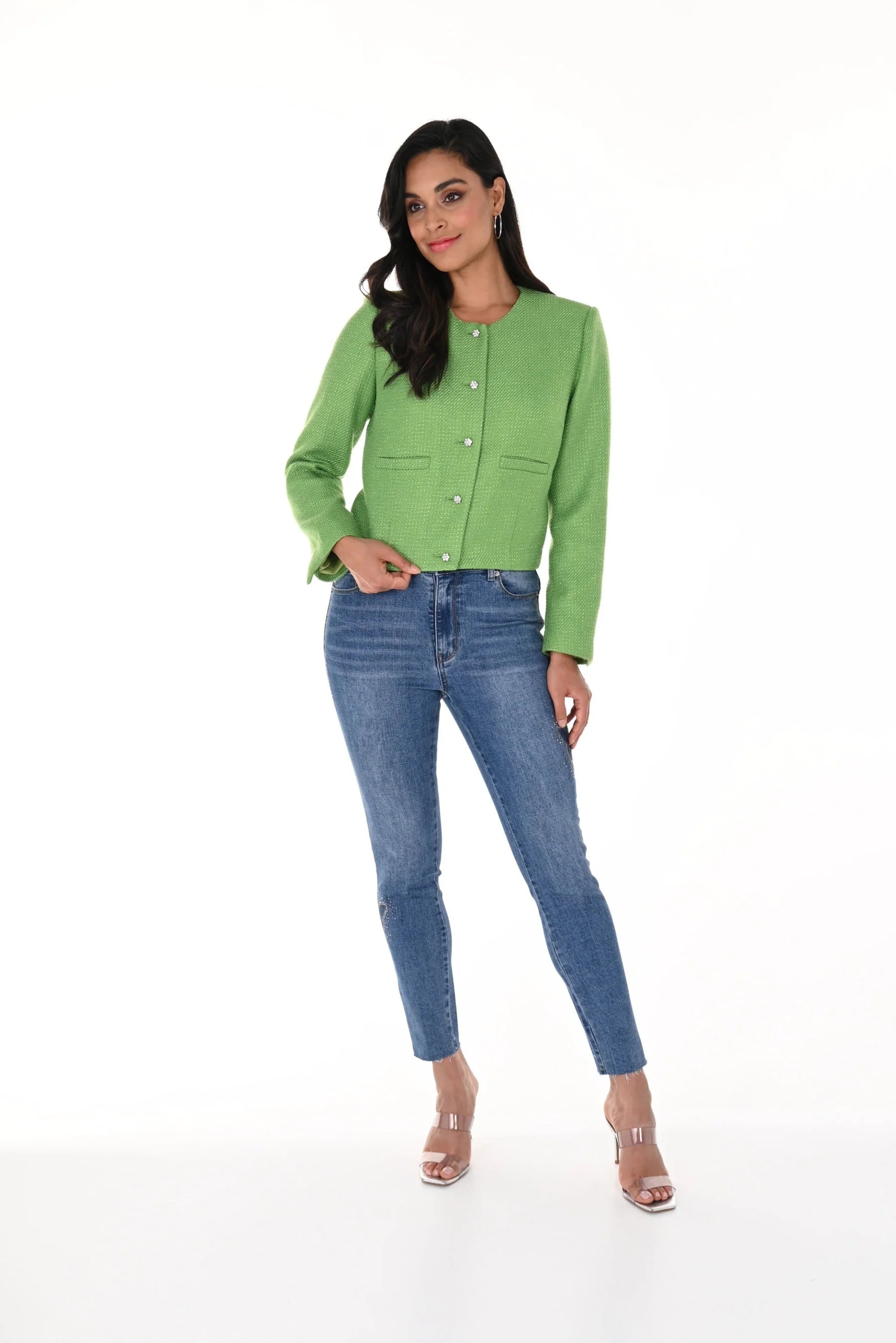 Frank Lyman Blue Denim Pants