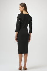 Joseph Ribkoff 254007 Embellished Midi Dress