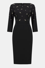 Joseph Ribkoff 254007 Embellished Midi Dress