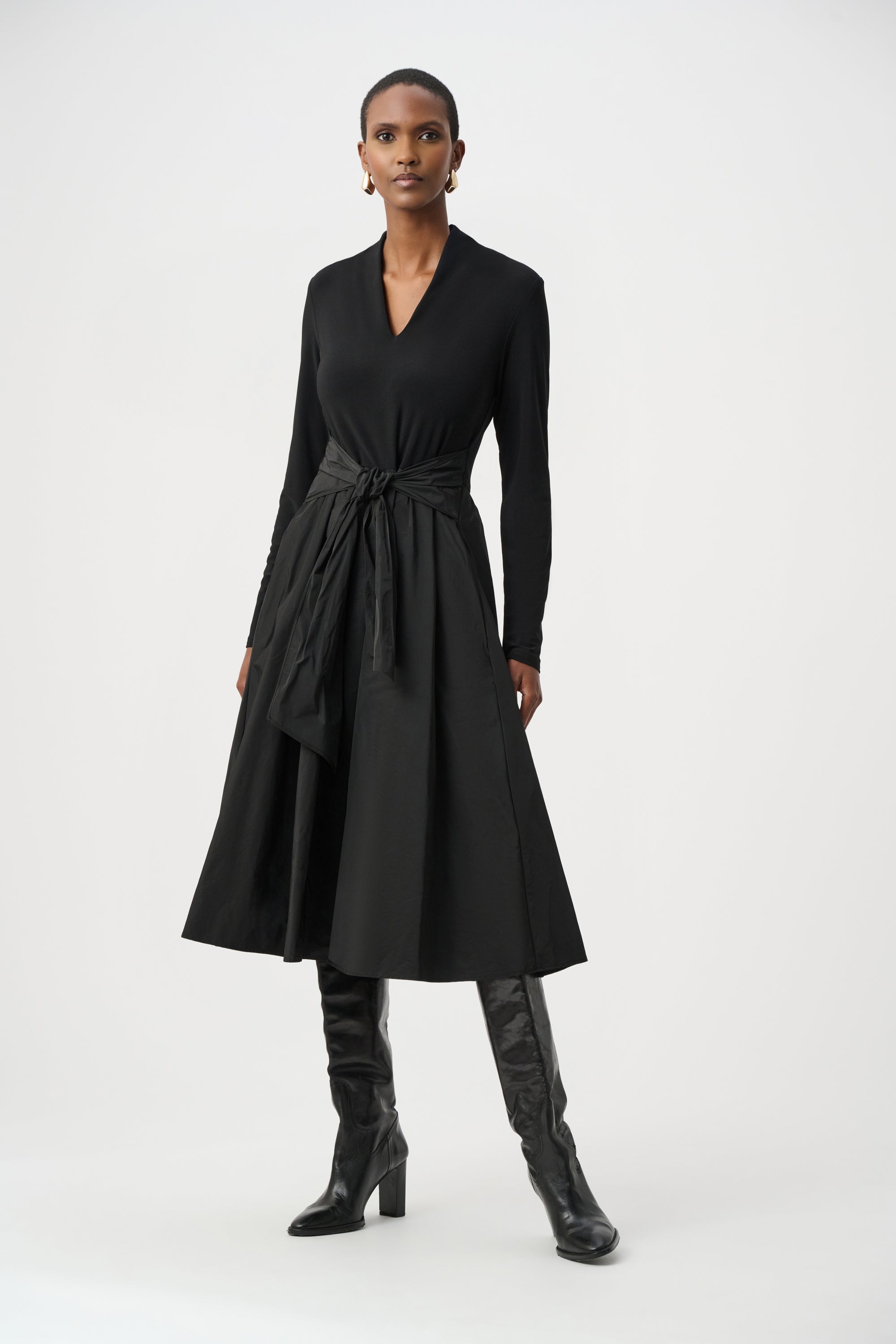 Silky Knit and Memory Fit and Flare Dress