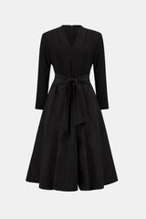 Silky Knit and Memory Fit and Flare Dress