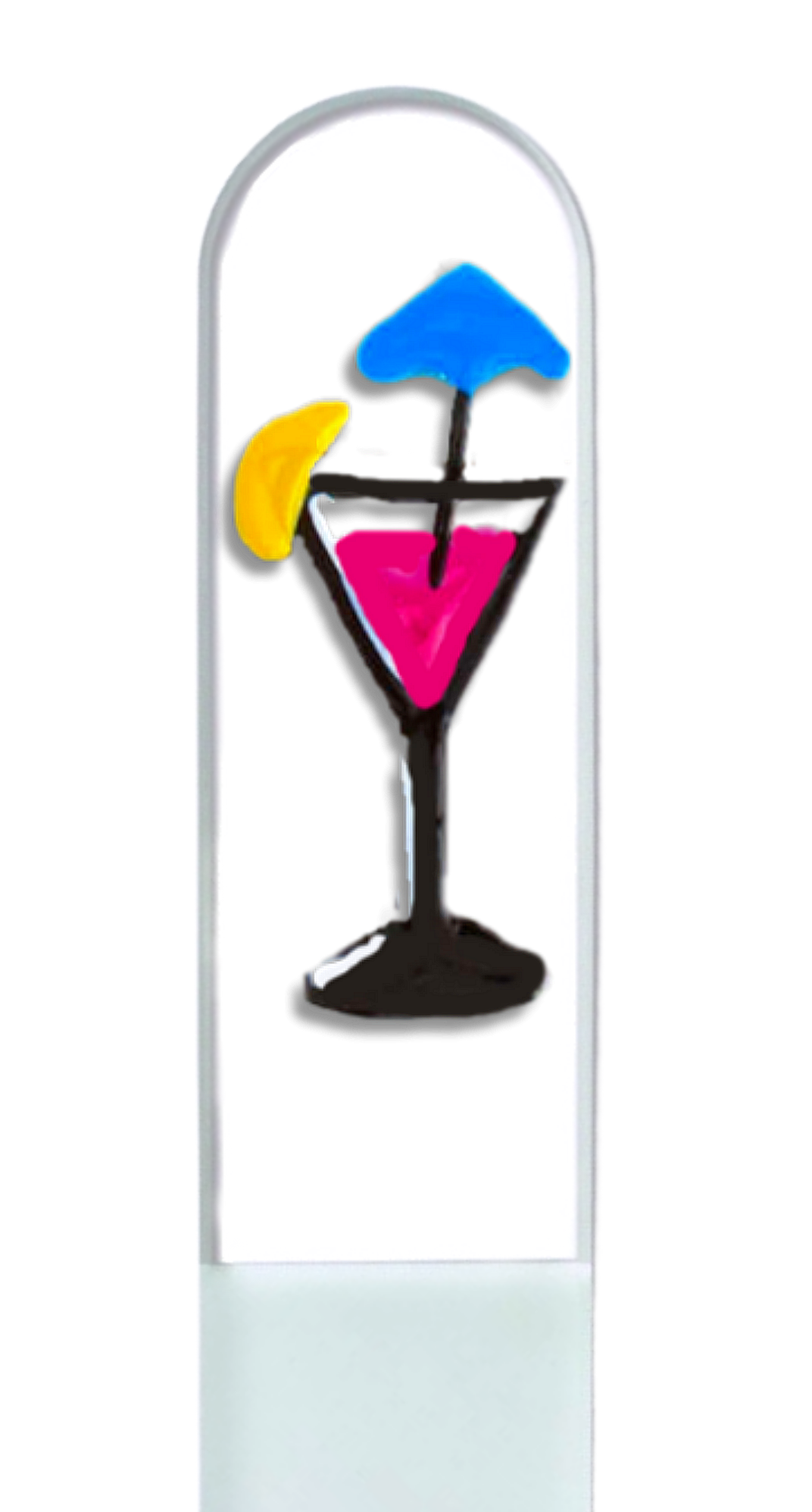 Party Drink Special Occasion Hand Painted Crystal Nail File
