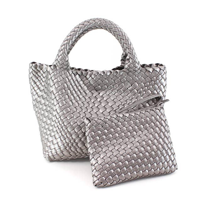 Woven Tote Crossbody