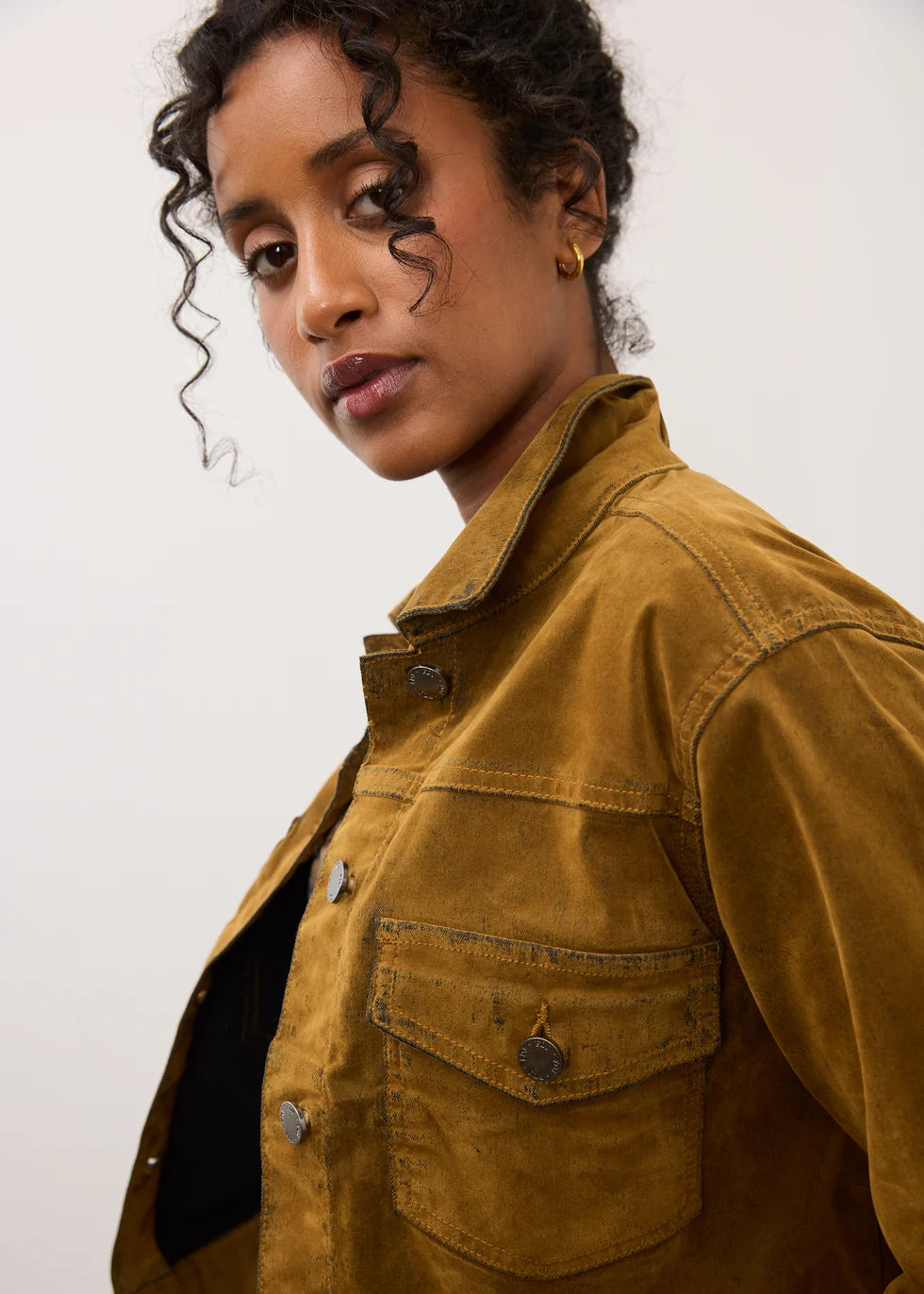 Hi-Low Boxy Jacket