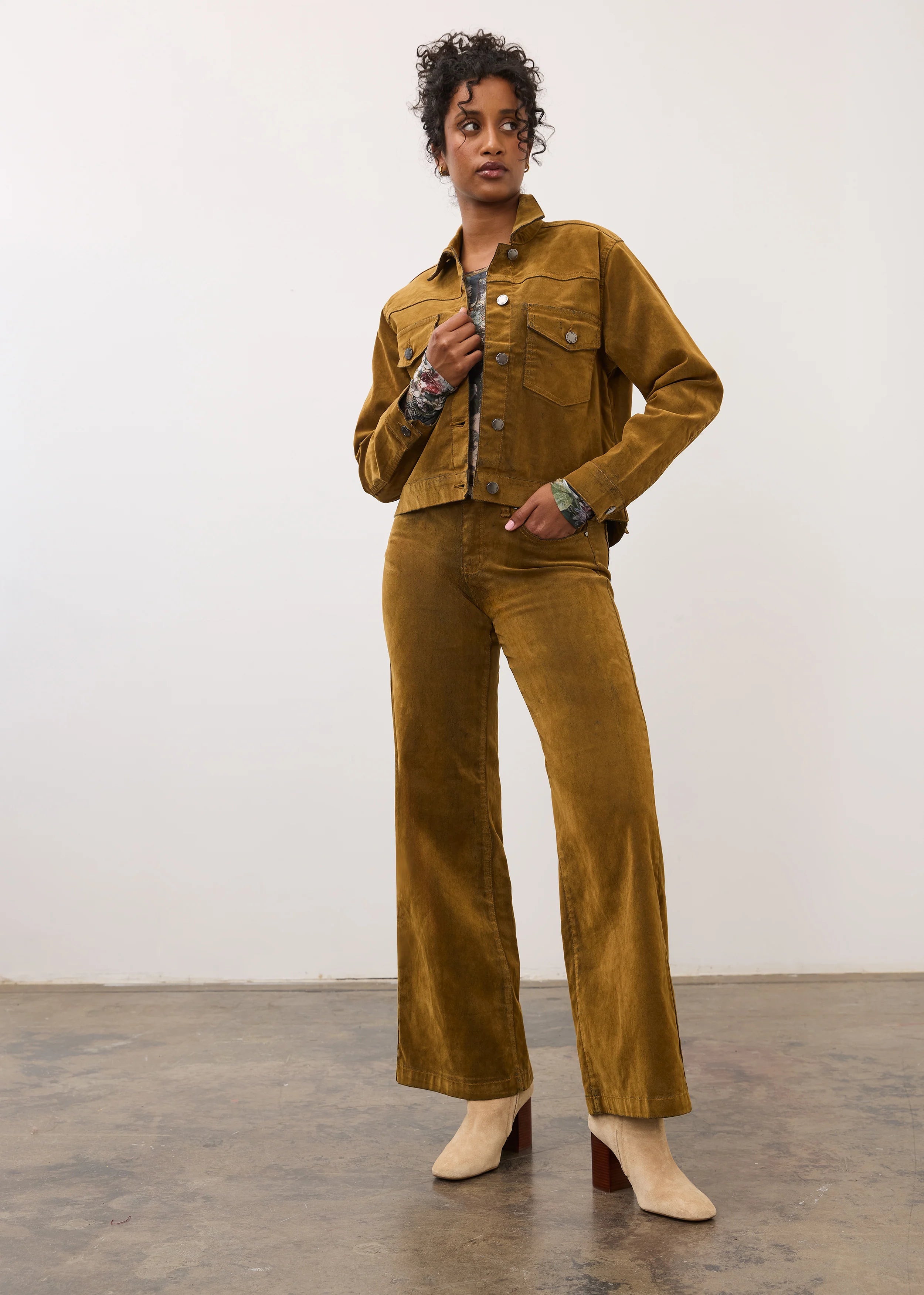 Hi-Low Boxy Jacket