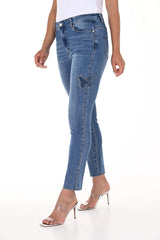 Frank Lyman Blue Denim Pants