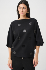 Boxy Embroidered Sweater