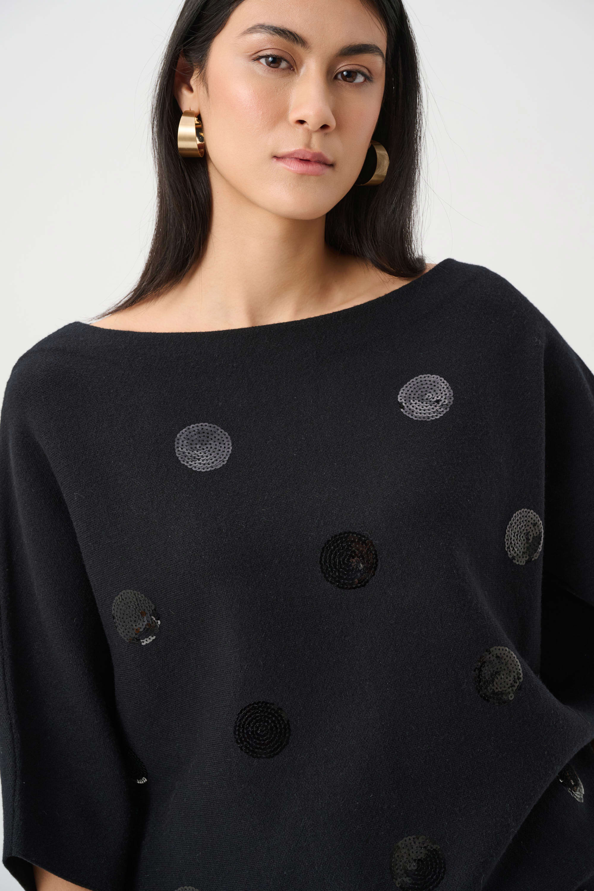Boxy Embroidered Sweater