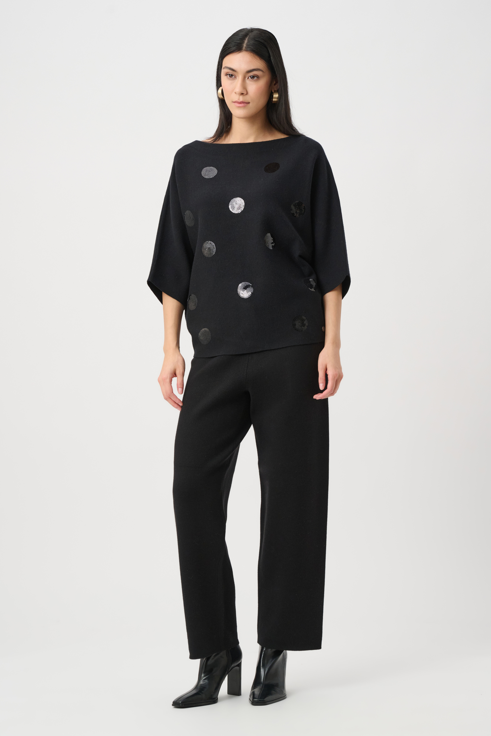 Boxy Embroidered Sweater