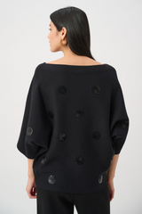 Boxy Embroidered Sweater