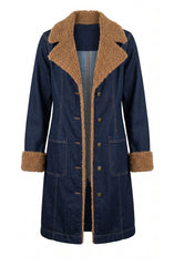 Sherpa Trimmed Coat