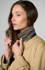 Raglan Sleeve Trench Coat W/ Pleat Back