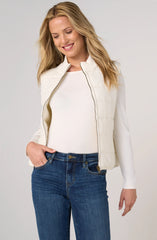 Sleeveless Reversible Quilted Sweater Vest