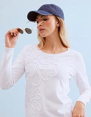 Leo & Ugo BE707-6 Sweater, White
