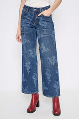 Wide-Leg Full Length Jeans