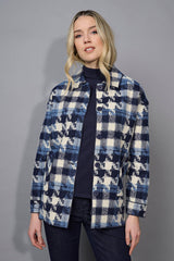Picadilly Houndstooth Button-Front Jacket