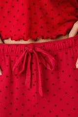 Femme de Noel Tonal Dot Pajama Pants