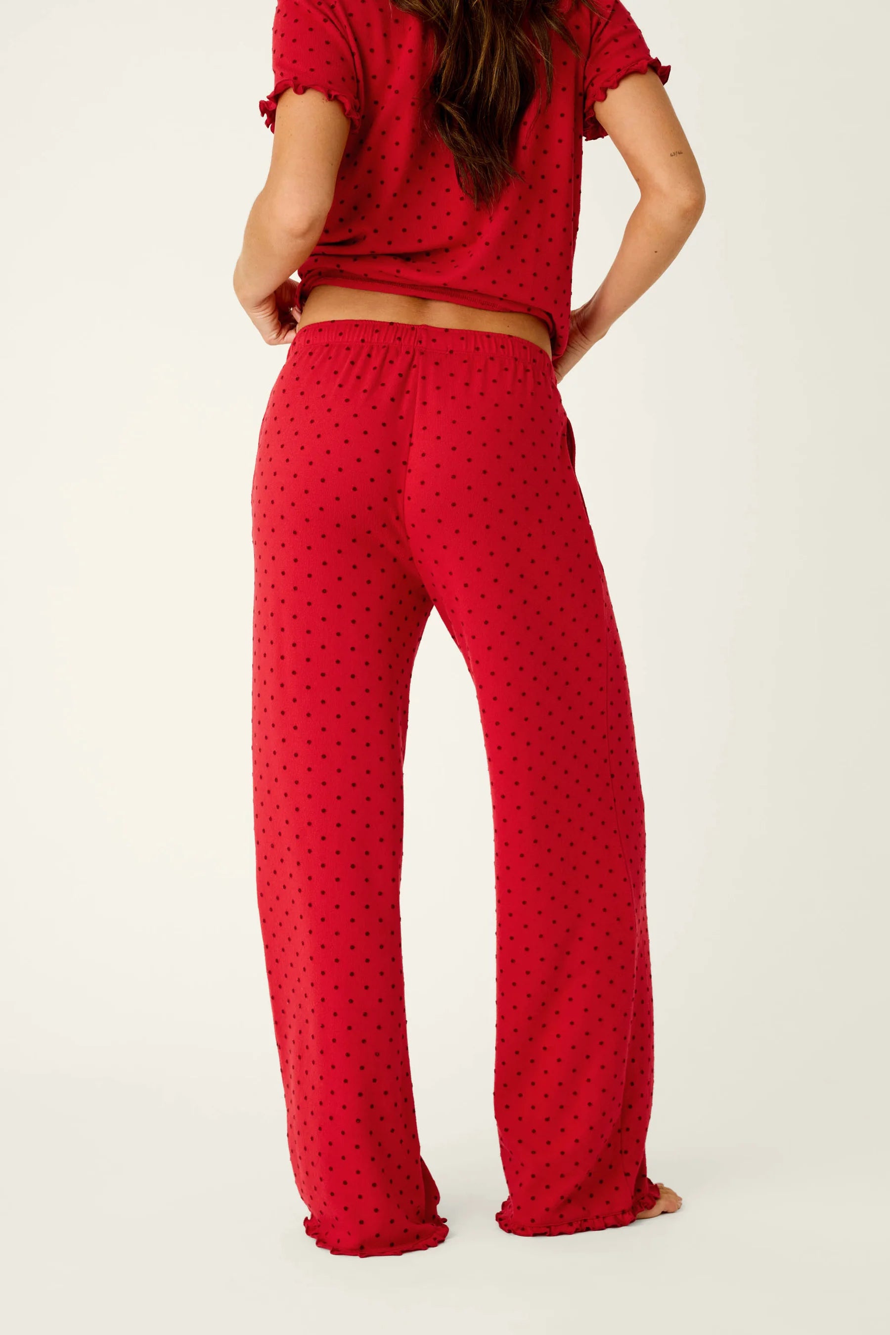 Femme de Noel Tonal Dot Pajama Pants