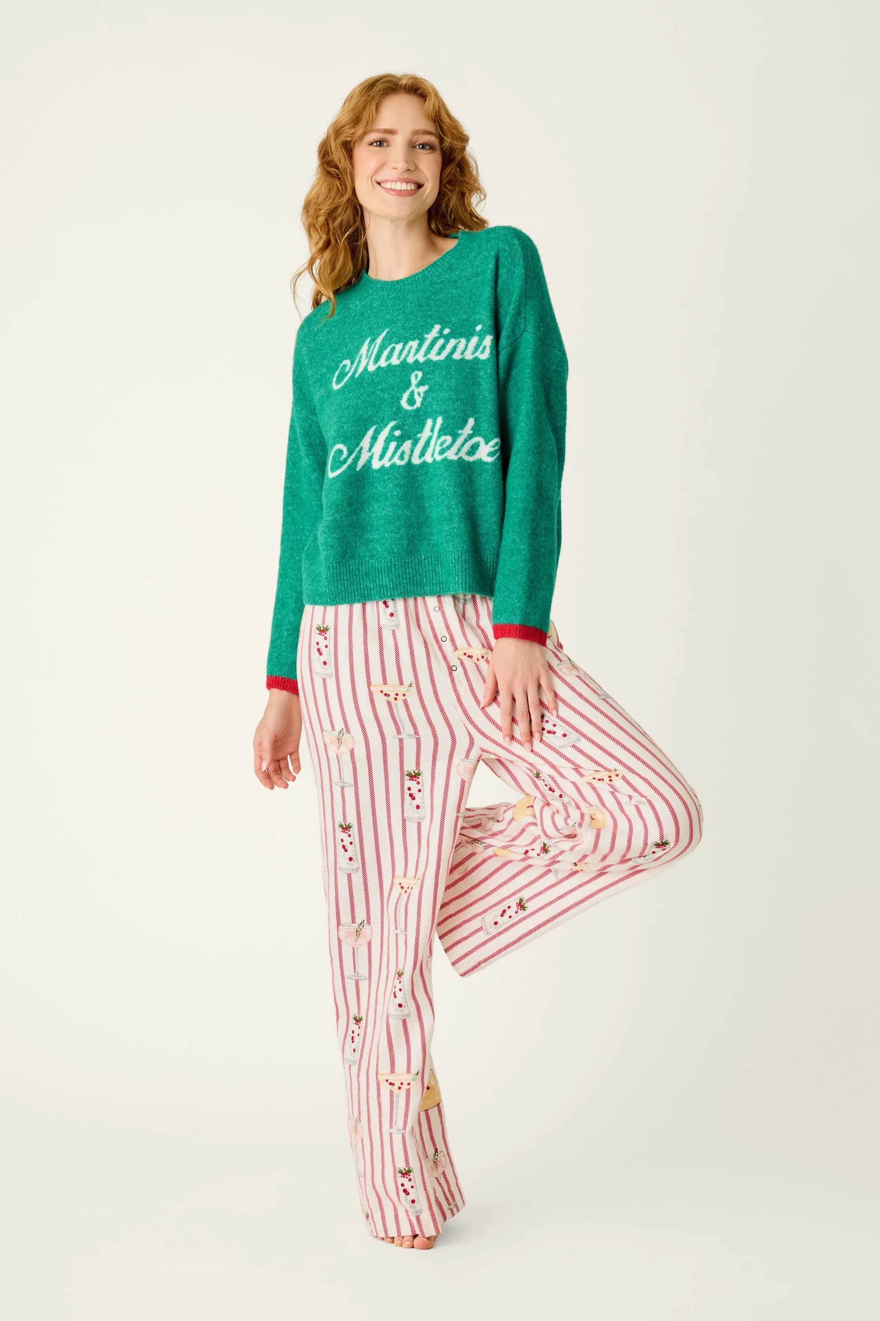 Martinis & Mistletoe Snuggle Sweater