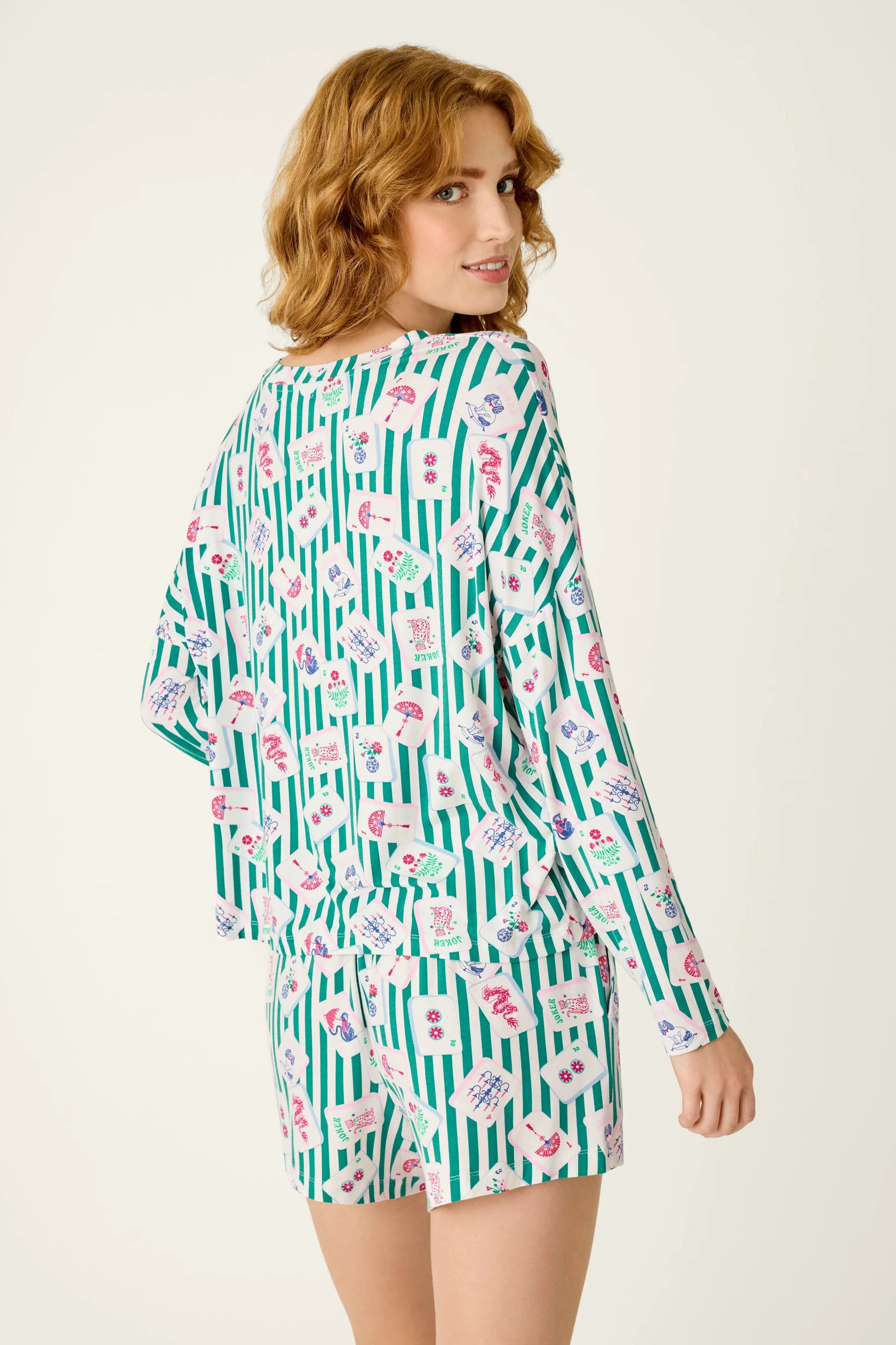 Mahjong Queen Dreams Long Sleeve Top