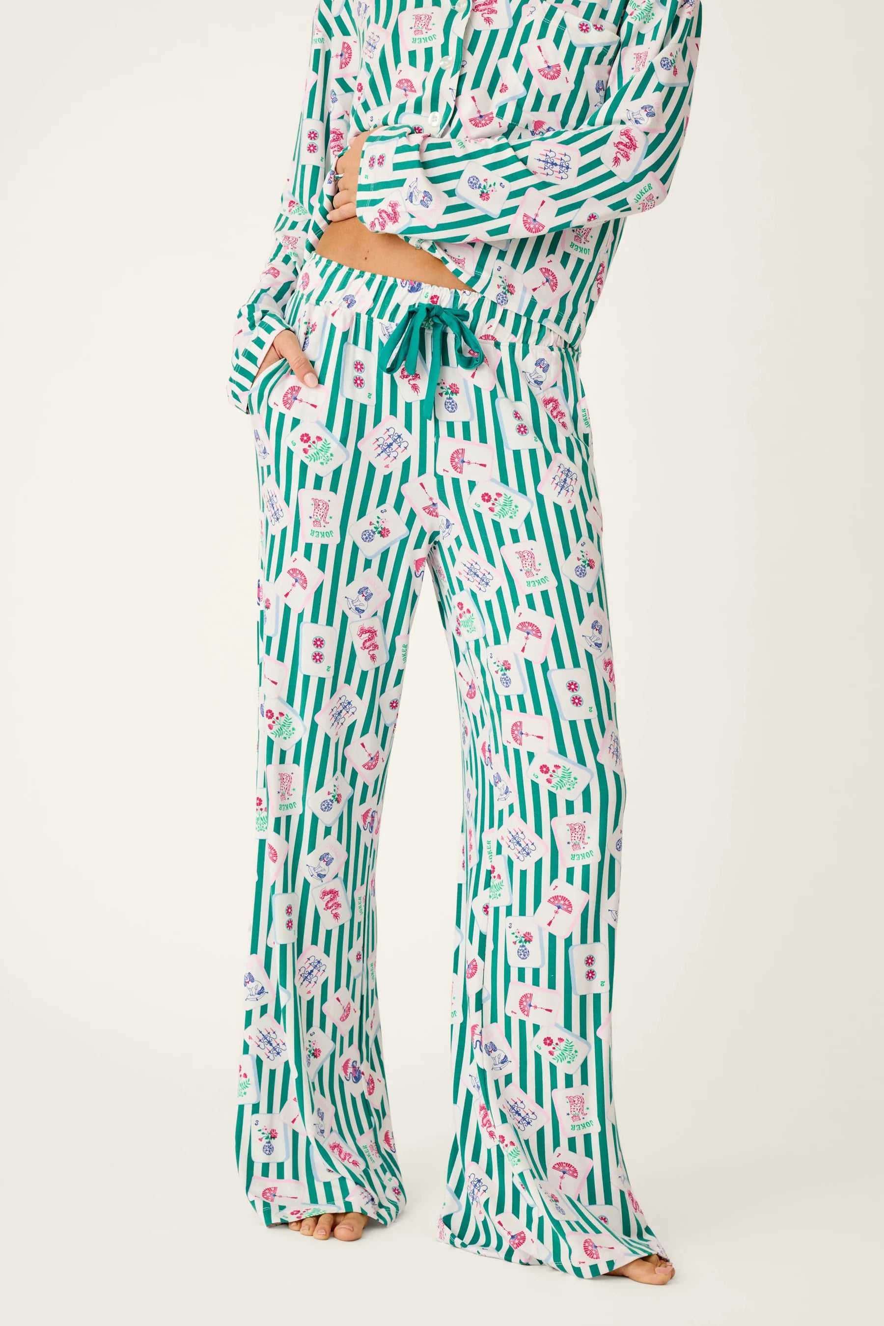 Mahjong Queen Dreams Pajama Pants