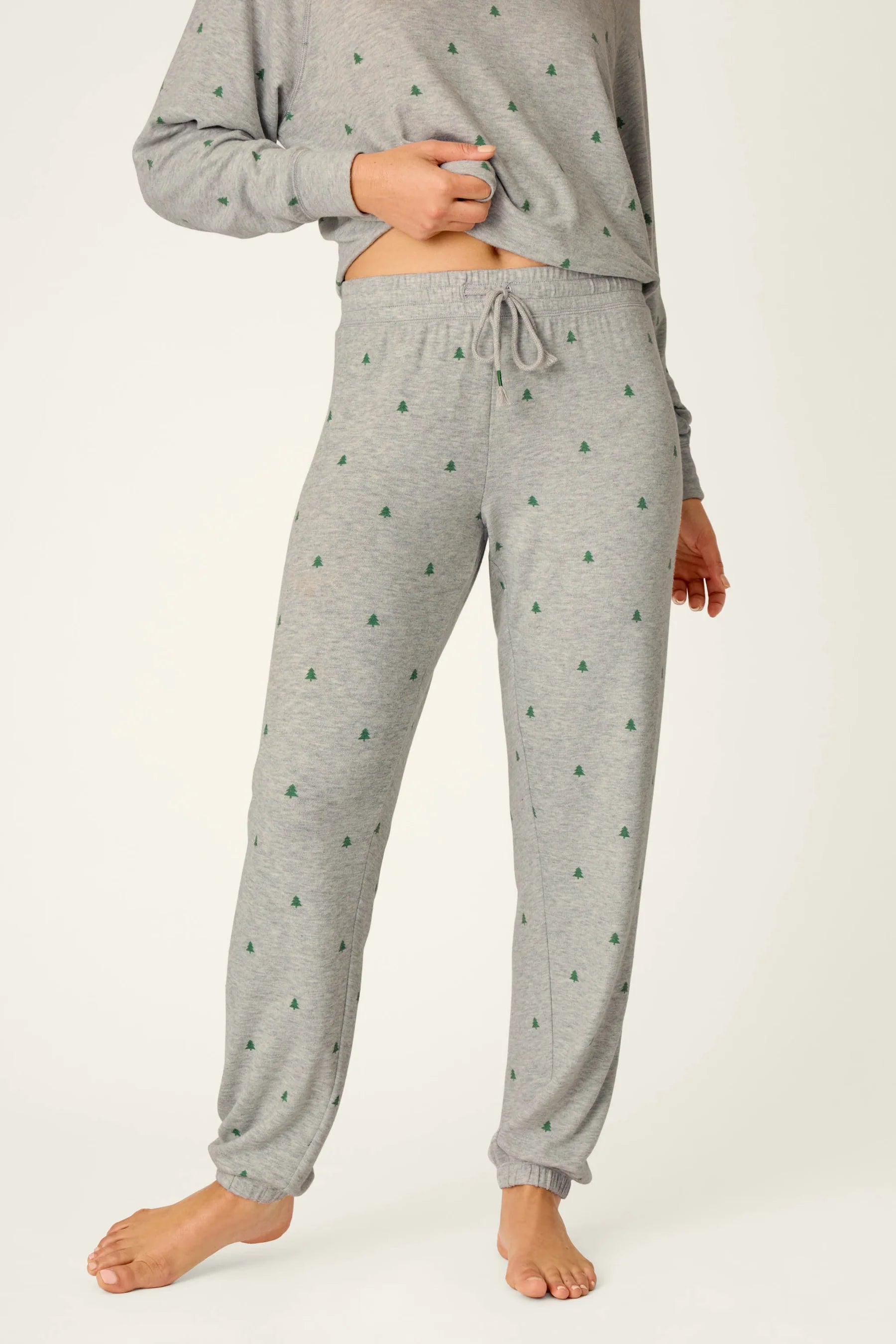 Happy Campawr Tree Print Jogger Pants