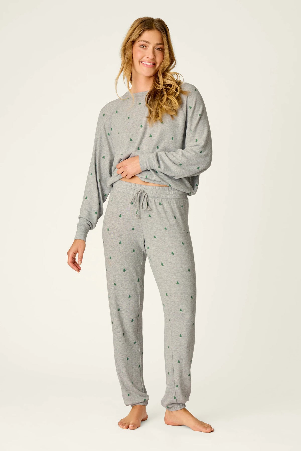 Happy Campawr Tree Print Jogger Pants