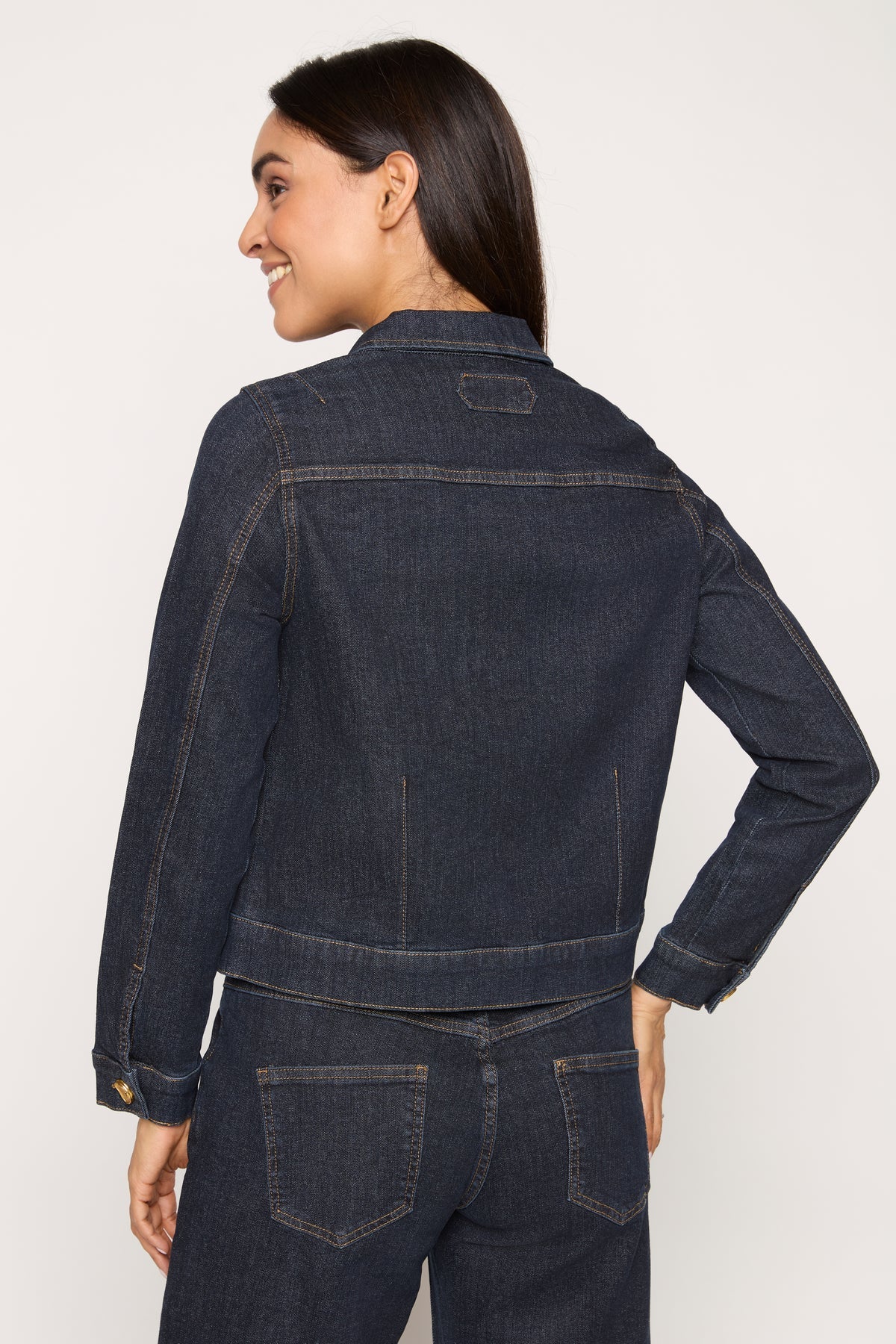 Gold Button Denim Jacket