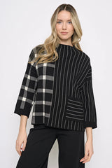 Plaid Stripe Top