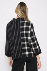Plaid Stripe Top
