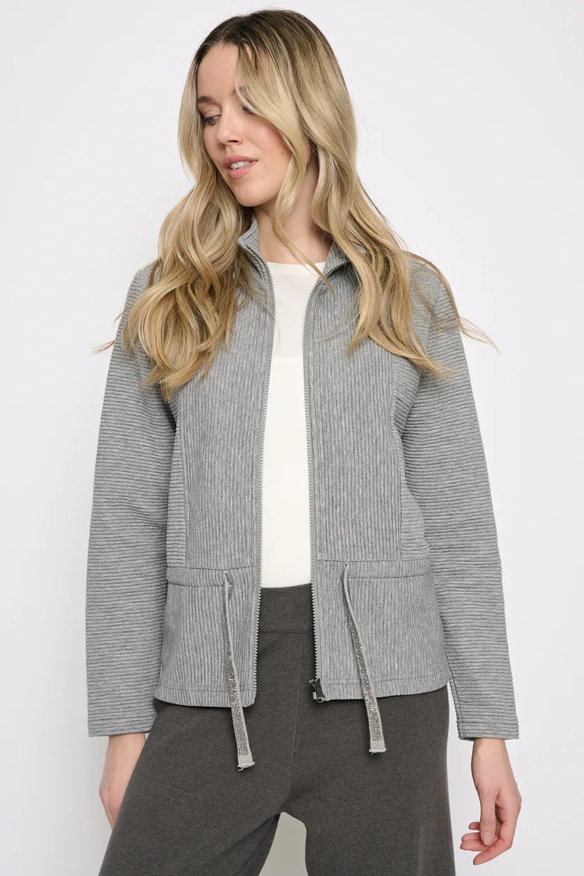 Drawstring Waist Jacket