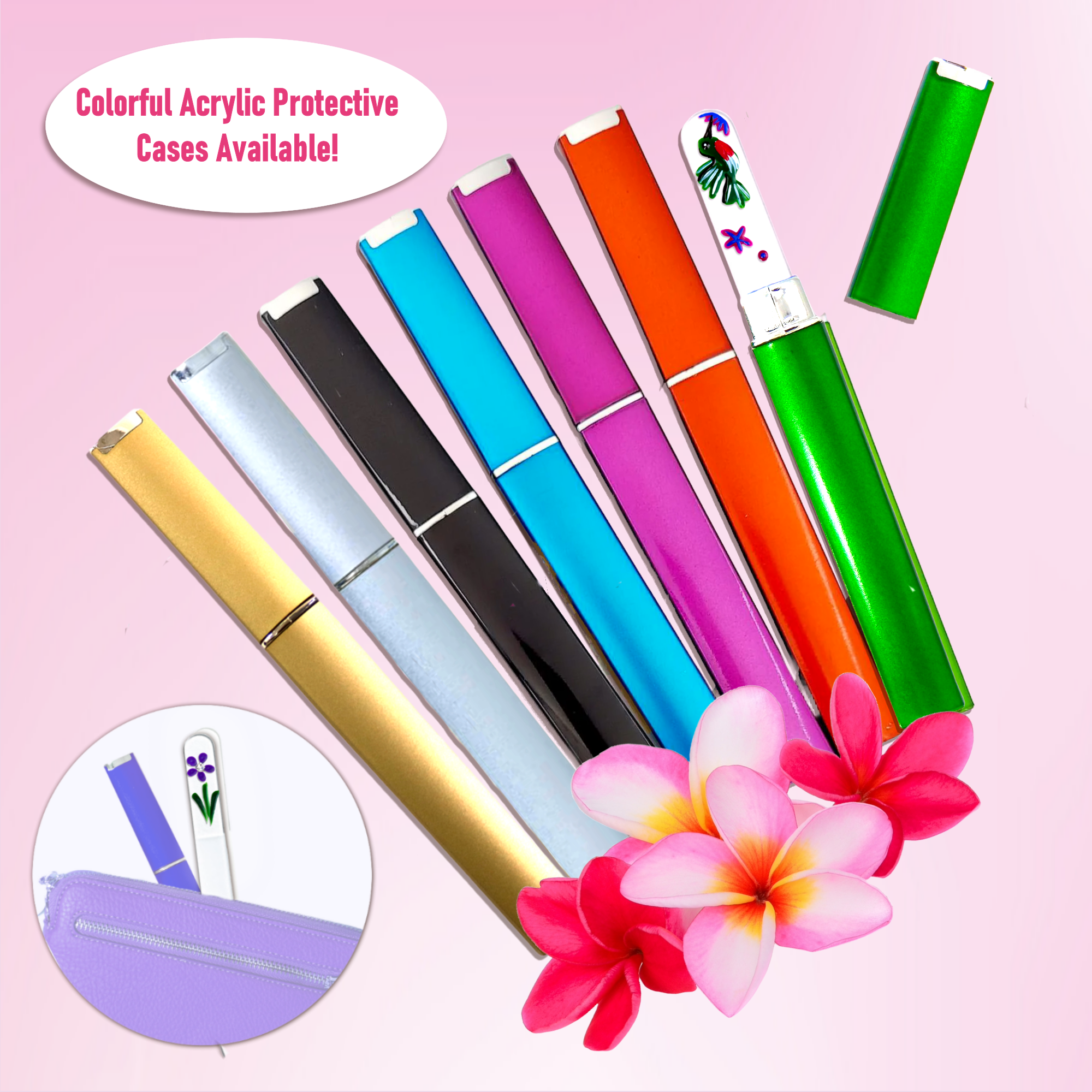 Party Drink Special Occasion Hand Painted Crystal Nail File