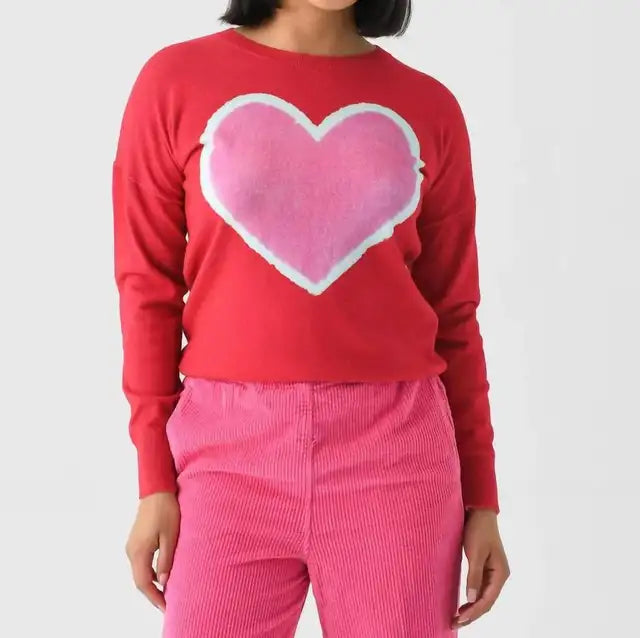 J Society Heart Sweater