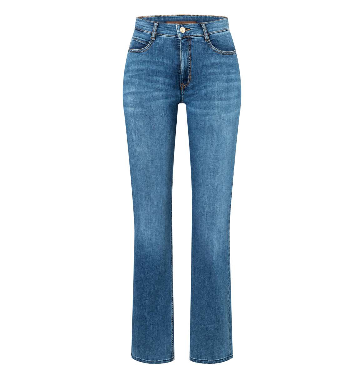 MAC Jeans Boot Fringe Authentic Stretch Denim 5221-90-0387L | D516 Medium Blue