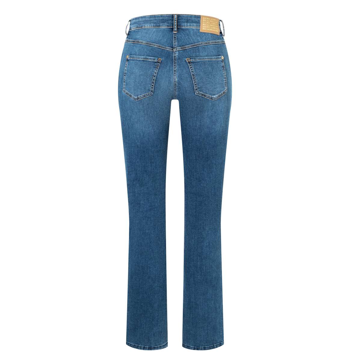 MAC Jeans Boot Fringe Authentic Stretch Denim 5221-90-0387L | D516 Medium Blue
