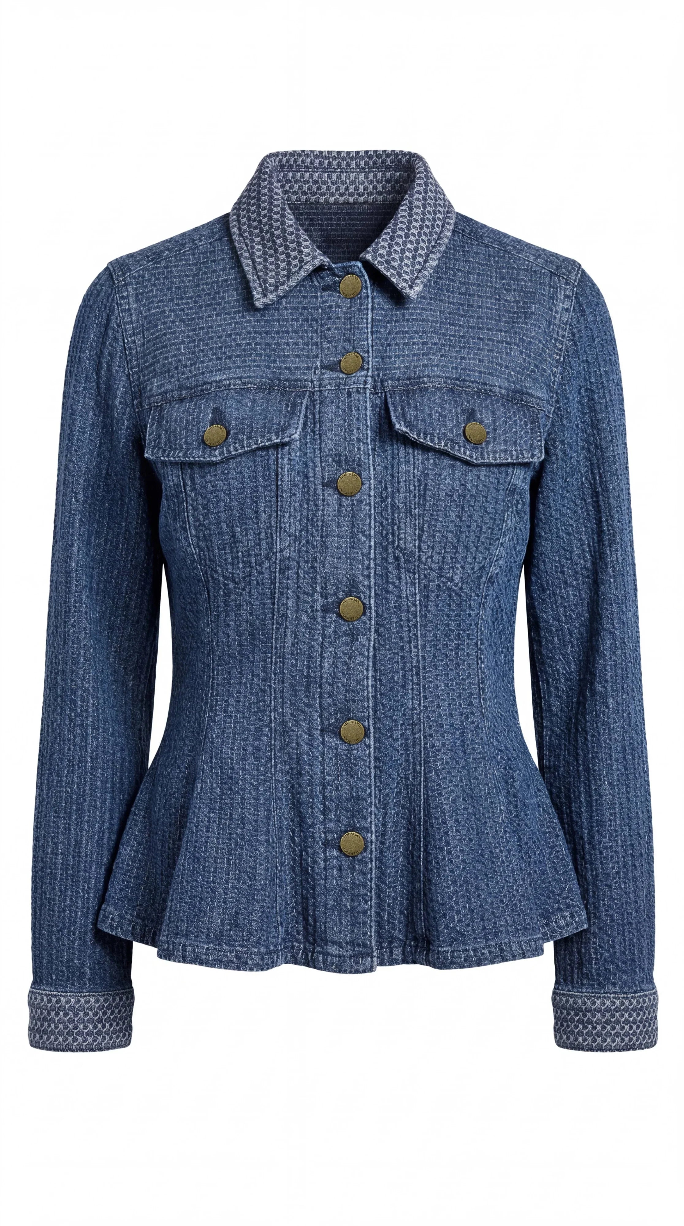 Fit And Flare Trucker Jacket