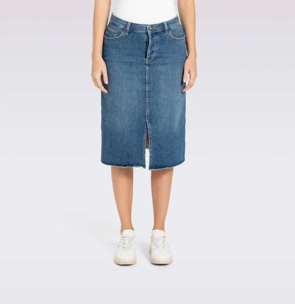 MAC Jeans - Midi Fringed Skirt