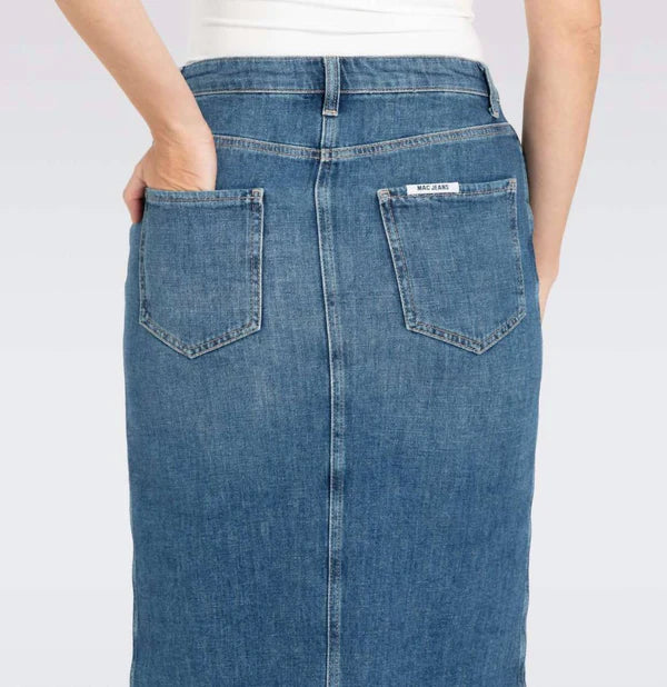 MAC Jeans - Midi Fringed Skirt