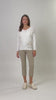 Frank Lyman V-neck Jewel Heart Embellished Pullover