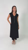 Frank Lyman Embellished Zipper Black Jumpsuit